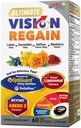 LABO Nutrition Ultimate VisionREGAIN, Vitamina Ocular Más allá de AREDS 2 Fórmula con Lutein, Zeaxanthin, Saffron Extract, Blueberry for Macular and Retinal Health, Eye Fatigue, Night Vision Support 60 Condes