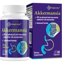 300 Billion AFU Akkermansia Muciniphila - A Live Probiotics for Women Men, Supports GLP-1 Digestive Gut, Immune & Overall Health, Enhances Gut Digestive Lining function, 60 Count (Pack of 1)
