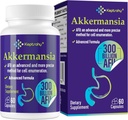 300 Billones AFU Akkermansia Probiótico para Hombres Mujer, Akkermansia Muciniphila para Más GLP-1 Producción, Digestivo, Gut & Immune, Gut Digestive Lining Function, 60 Conde