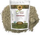 Orgánica Gokshura Powder (Tribulus Terrestris) - Orgánica &amp; Kosher Certified ¦ Raw, Vegan, Non GMO & Gluten Free ← USDA Certified  durable Origin - India (1LBS/ 16Oz)