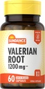 Sundance Valerian Root Suplemento ← 1.200mg ← 60 Quick Release Capsules ← Fórmula Libre No Gluten