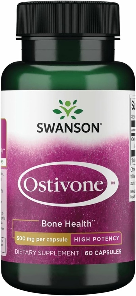 Swanson High Potency Ostivone 500 Milligrams 60 cápsulas
