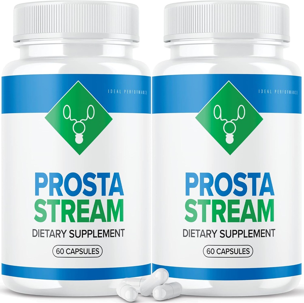 Rendimiento ideal (2 Pack) Prosta Stream Prostat Supplement Prostastream Pills (120 cápsulas)