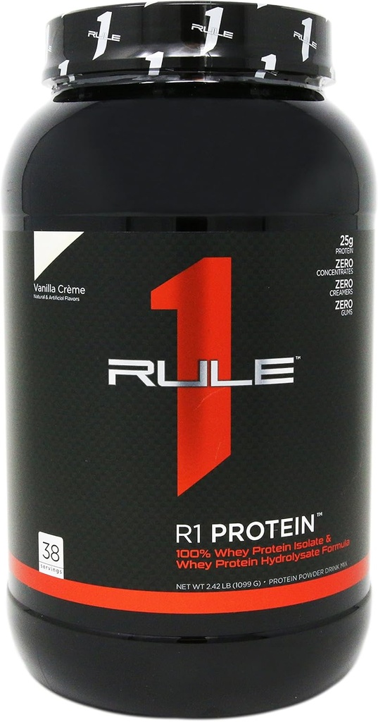 R1 Protein, 38 Servings, Vanilla Crème