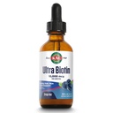 KAL Ultra Biotin 10,000mcg DropIns -Liquid Biotin Drops- High Potency Vitamin B7 - Hair, Skin, and Nails Vitamins, Cellular Energy Support - Natural Berry Flavor - 60-Day Guarantee - 59 Servings, 2oz
