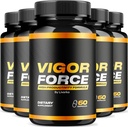 LIVORKA (5 Pack) VigorForce Pills, VigorForce Capsules, VigorForce Advanced Formula, 300 cápsulas para 5 meses
