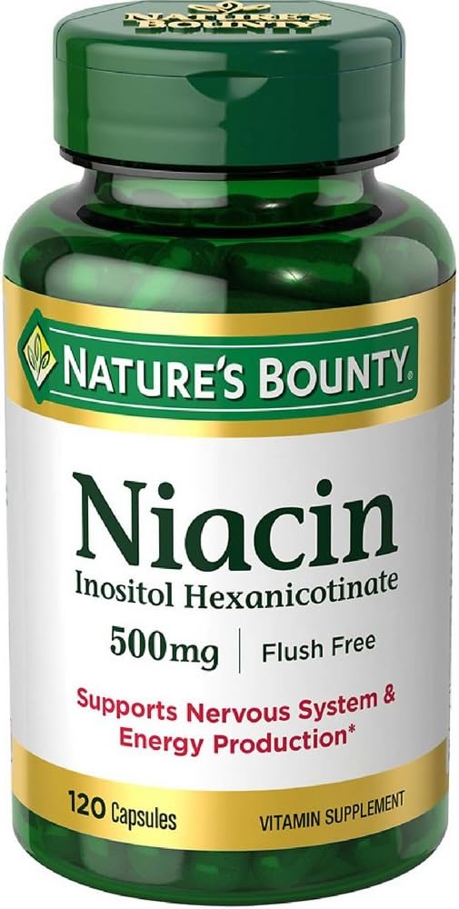 Bounty Niacin 500 mg cápsulas 120 ea ( Pack of 2)