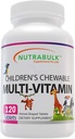 Multi-Vitamins Chewable para niños - Promoción del desarrollo general de los niños - USA-Made, mayo Ayuda a apoyar inmuno, bonificación, cerebro " bienestar general- vegano " Gluten Gratis - 120 Cherry Tablets