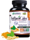 Fórmula 3000 InflamCalm Avanzada con Turmérico, Curcumin, Enzymes y Boswellia. Vegetariano, Gluten Free - (Packaging May Vary)