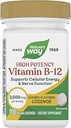 Camino de la Naturaleza Vitamina B-12 Lozenges, 2.000 mcg Vitamina B12 por Lozenge, soporta energía celular " función nerviosa "*, sin gluten, vegano, sabor cereza, 100 conde (paquete mayo Vary)