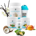 ¡Sí que puedes! Kit Detox Plus (reemplazo de comida Vainilla, Aloe Vera Mango) - Reemplazo completo de la comida Polvo, Booster de alta energía Shake, Suplemento Aloe Vera Detox, Transformación de la Salud