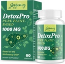 1000 MG Gentle Detox Cleanse, High-Potent, Gut Cleanse & Detox Capsules for Women &amp; Men, Natural Detoxification, Colon, Liver, Antioxidant & Digestive Support, 60 cápsulas
