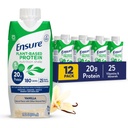 Asegurar la alimentación vegana de base vegetal Vainilla Nutrición Shake I Gluten-free I Dairy-Free Shake I 12 Pack