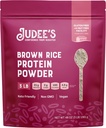 Judee's Gluten Free Brown Rice Protein Powder - Sprouted Rice Formula - Keto-Friendly Plant-Based Nutrition - Dairy &amp; Soy-Free Shake Base - 3 lb, Unflavored, Pack of 1