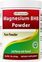 Mejores Naturales Magnesio BHB Polvo 1 Lb