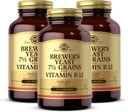 Solgar Brewer's Yeast 7 ½ Grains with Vitamin B12-250 Tablets, Pack of 3 - Non-GMO, Vegan, Dairy Free, Kosher - 123 Total Servings