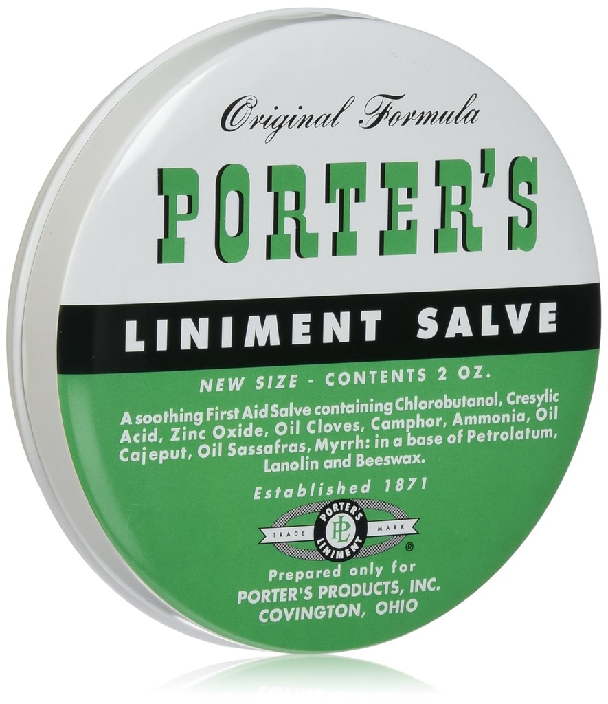 Salve de Liniment de Porter, 2 onzas