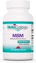 Nutricology MSM Supplement - Joint Support, Methylsulfonylmethane, for Hair Growth, Skin & Nails, 500 mg Vegetarian Capsules - 150 Count