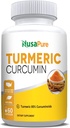 NusaPure Turmeric Curcumin 600 mg 60 cápsulas Turmeric 95% Curcuminoides Suplemento dietético