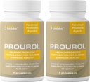 Prourol Patented PROBIOTIC Supplement for Urinary Health, Bladder Support, Immune Boost, Frequent Urination Relief, UTI Health, Natural Ingredients, Daily Global Health Support-2 Bottles - 120 Count