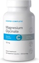Cooper Suplemento Glycinate completo-Magnesium - 120 mg Magnesio elemental por cápsula vegetariana.120 cápsulas. Paquete de 1