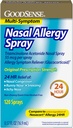 GoodSense Multi-Symptom Nasal Allergy Spray, Triamcinolone Acetonide Nasal Alergy Spray, 55 mcg por spray, 0.57 Fluid Ounces