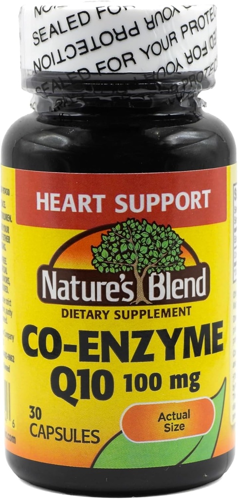 Coenzima de la naturaleza Q10 100 mg 30 cápsulas