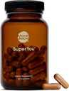 Moon Juice SuperYou Ashwagandha Suplementos con Rhodiola, Shatavari &amp; Amla - Cortisol Reductor para Energía, Mood, Focus and Stress Support, Vegan, Non-GMO & 100% Traceable, 60 cápsulas, 30 servicios