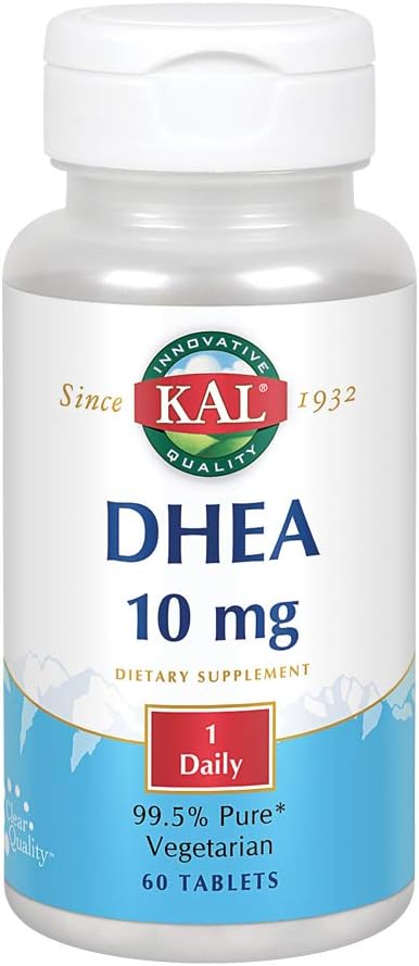 KAL DHEA-10 Tablets, 10mg, 60 Cuenta