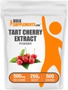 BulkSupplements.com Tart Cherry Extract Powder - Tart Cherry Supplement, Herbal Supplement - Antioxidant Source, Gluten Free, 500mg per Serving, 250g (8.8 oz) (Pack of 1)