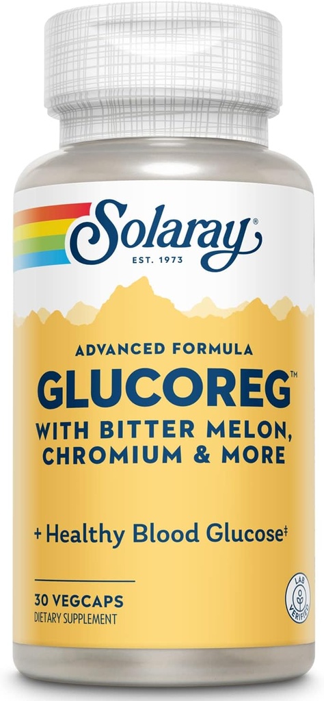 SOLARAY GlucoReg - 30 cápsulas