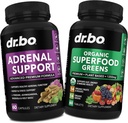 Soporte Adrenal " Ecológicos Superalimentos Verdes " Suplementos de frutas - Energía diaria Superalimentos Frutas y verduras Suplemento Tablets Plus Alimentos Vegetables