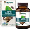 Himalaya Organic Mucuna Pruriens, 60 Day Supply - Herbal Supplement for Calming Relaxation from Tension and Promoting Brain Function - Vegan, Non-GMO, Gluten Free, 600 mg, 60 Caplets