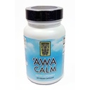 ‘Awa Calm Capsules - Kava-Based Herbal Suplemento con 30% Kavalatone, Calamus Root, Pasión Flor, Lemon Balm &amp; Hops (60 cápsulas)
