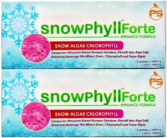 2 Packs Phytoscience Snowphyll Forte Phyto (15 Sachets/Pack)