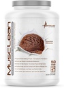 Nutrición metabólica - Musclean - Milkshake, Whey High Protein Meal Replacement, Mantenimiento Nutrición, Baja Carb, Keto Diet, Enzimas digestivas, Chocolate, 5 libras (50 ser)