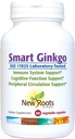 Nuevos ROOTS HERBAL Smart Ginkgo Suplemento, 60 cápsulas vegetales, Immune System &amp; Cognitive Support