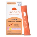 Uqora Flush - Urinary Tract* con D-Mannose, Vitamina C, Vitamina B6, Potasio, Magnesio y Calcio - Gluten-Free &amp; Vegan - Pink Lemonade Flavor - 10 Packets (1 Pack)