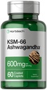 Horbäach KSM-66 Ashwagandha Supplement Caplets TEN 600mg TENED 60 Píldoras que viven con L-Theanine  sometida for Women and Men ANTE Vegan, Non-GMO, Gluten Free Complex Supplement