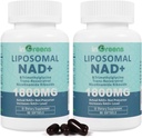 Liposomal NAD+ Suplemento 1800 mg con Nicotinamide Riboside, Trans Resveratrol, Trimetilglycine,Replaces NMN, Boost NAD+, Aging Defense,Cellular Energy, 120 Softgels