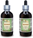 Heartsease (Viola Tricolor) Glicérite, Hojas y Flores orgánicas sin alcohol Extracto líquido libre de alcohol (Marca: HerbalTerra, Proudly Made in USA) 2x4 fl.oz (2x120 ml)