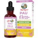 MaryRuth Orgánicas PAU D'Arco Herbal Blend ← Reishi Mushroom Silencio Echinacea angustifolia Root ← Usnea Lichen ← Tume Leaf Silencio Vegan Silencio Proyecto No-OMM Verificado Silencio Gluten Gratis 30 Sirviendo Silencio 1 Fl Oz