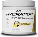 JYM Hydration Pina Colada Powder, Performance Electrolytes, Potassium, Sodium, Magnesium, for Men &amp; Women, Theanine, Ashwaghanda, Theanine, 40 Servings