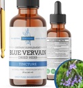 Blue Vervain Herb Organic, Blue Vervain Tincture, Alcohol Free, Vegan - 2 Fl Oz