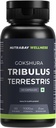 Wellness Tribulus Terrestries (Gokshura) - Apoyo natural para la energía, el rendimiento & resistencia &amp; crecimiento muscular - 1000mg, 60 cápsulas de Veg