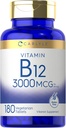 Carlyle B12 Vitamina 3000 mcg Silencio 180 Tablets ← Suplemento Vegetariano 