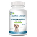 Vitamina K para Perros, Vitaminas K1 & K2 (MK4 & MK7) + Vitamina D3, Ayuda Mantener Huesos Fuertes, Promover el Corazón Saludable, Boost Immune System, Función del Musculo de Soporte, 120 Tablas Chewable