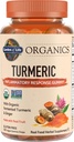 Garden of Life Organics Turmeric Inflammatory Response Gummy - 120 Real Fruit Gummies for Kids &amp; Adults, 50Mg Curcumin (95% Curcuminoids), No Añadido Sugar, Organic, Non-GMO, Vegan &amp; Gluten Gratis