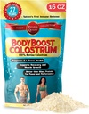 BodyBoost Whole Colostrum, 100% Bovine Colostrum Powder, Immune Booster con inmunoglobulina &amp; Lactoferrin, Grass Fed Colostrum for Gut Health, 16 oz
