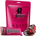 Bar Braven Bar Chocolate Strawberry Energy Bars (1.59 oz, Pack of 10) – Energy Chews with 5g Protein – On-the-Go Energy Snacks for Running, Hiking, and Sports - Gluten Free Snacks for Sustained Energy Boost